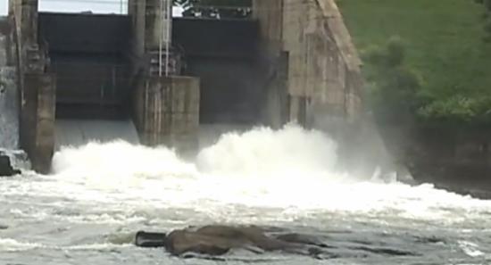 Reservoir Spill Gates Opened as Rains Continue
